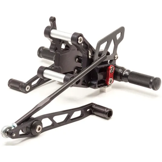 LSL 2-slide footrest system YZF-R6 06 -, black