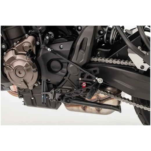 LSL 2-slide footrest system MT-07/XSR700, 17-, Euro 4