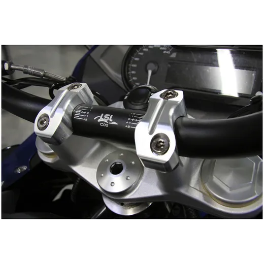 LSL Clamp kit (only upper parts) R1200RS, silver