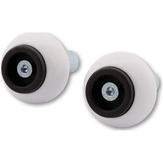 LSL LSL handlebar weight Crash Ball steel handlebar, white