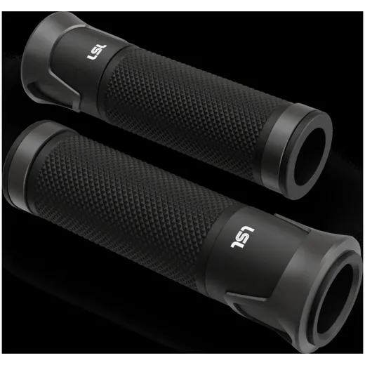 LSL NOVA-RS handlebar grip rubber, 7/8 inch (22.2 mm), 132 mm, titanium