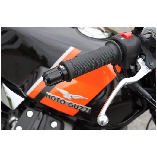 CLUBMAN Handlebar grip rubber 7/8 inch (22.2 mm), 120 mm, black