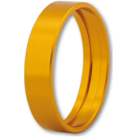 LSL Aluminium handlebar grip ring, gold for CNC-grip