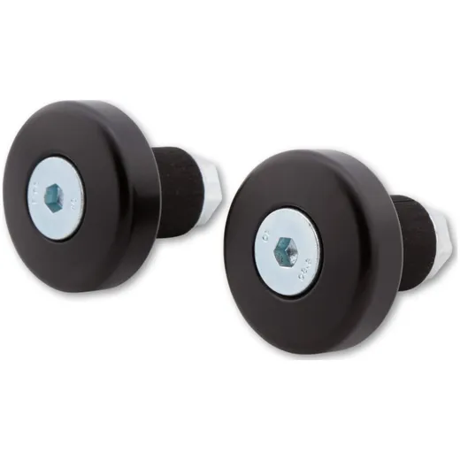 LSL Handlebar weights, black, inch handlebars