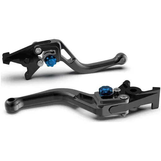 LSL Clutch lever BOW L09R, short, black/blue