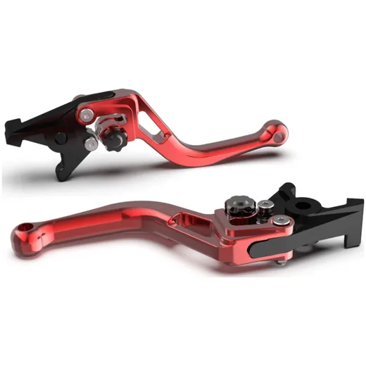 LSL Clutch lever BOW L53, short, red/black