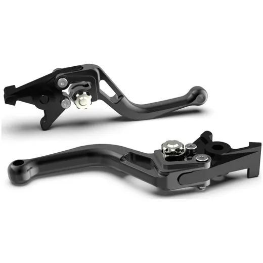 LSL Brake lever BOW R09, short, black/silver