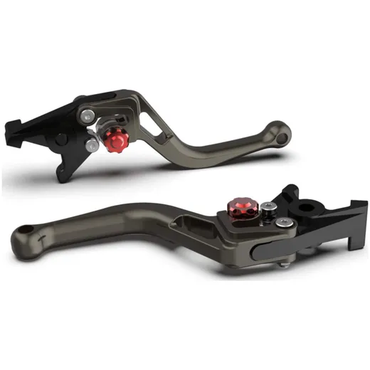 LSL Bremshebel BOW R12, kurz, anthrazit/rot