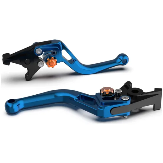 LSL Bremshebel BOW R20, kurz, blau/orange