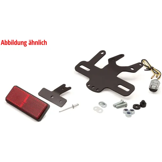 CLUBMAN licence plate holder, suitable for aluminium mudguard