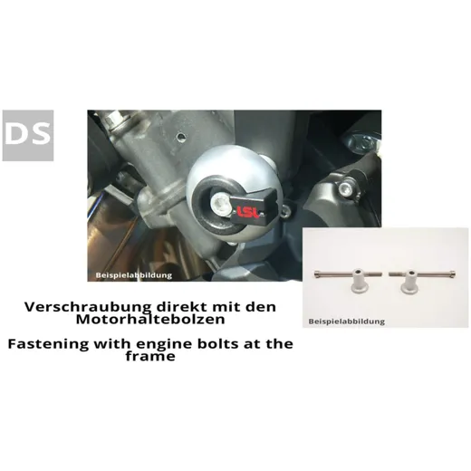 LSL CRASH PAD® mounting kit Monster M 600, 93-97