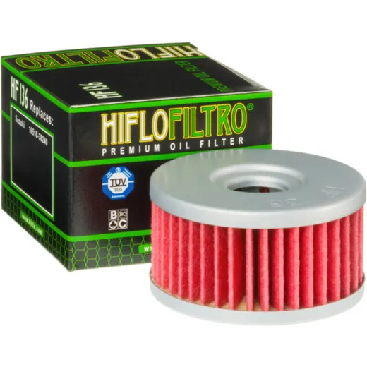HIFLOFILTRO Ölfilter - HF136 für Suzuki DR250, DR350, DR400 Beta ALP2004T