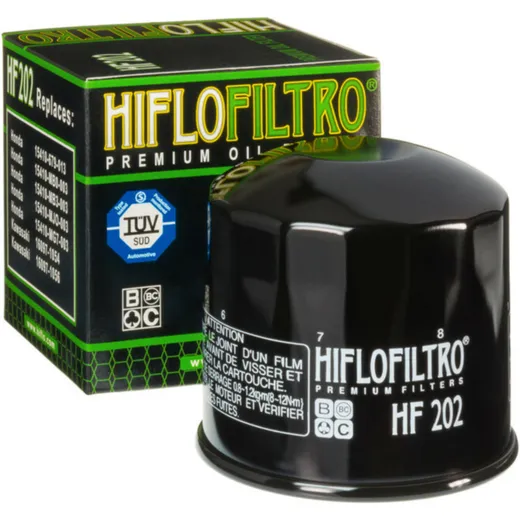 HIFLOFILTRO Ölfilter - HF202 für Honda CBX750F, VF1000F, VF1000R Kawasaki GPZ500, LTD450, VULCAN700
