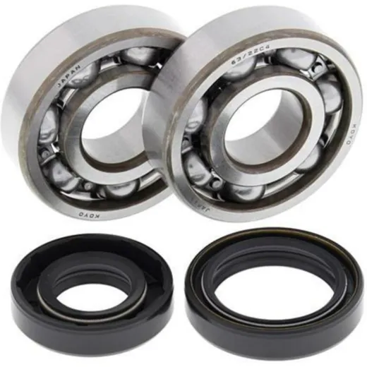 ALL BALLS Crankshaft Bearing & Oil Seal Kit for Kawasaki KX125 24-1008