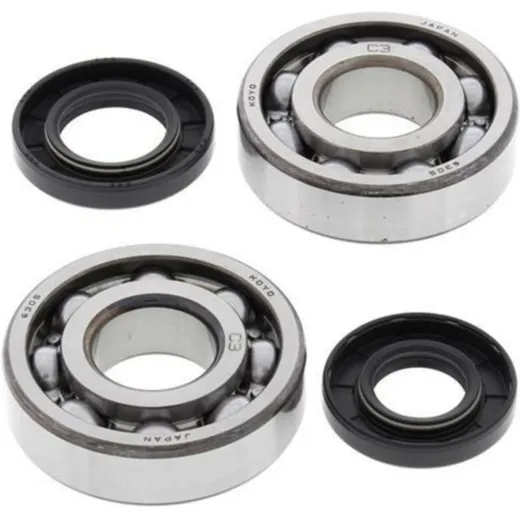 ALL BALLS Crankshaft Bearing & Oil Seal Kit for Kawasaki KDX250, KX250