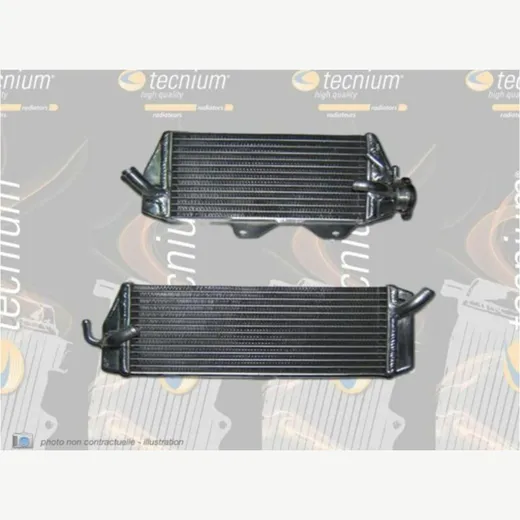 TECNIUM Oversize Left Water Cooler - for: Yamaha for WR250, YZ250F, YZ450F