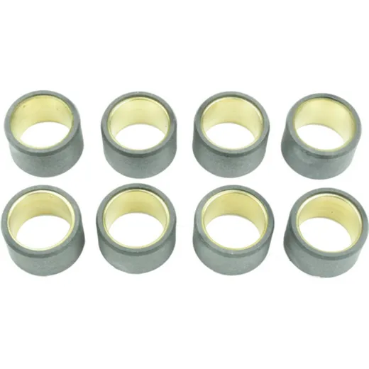 ATHENA Variator Rollers Set 25x17mm 15gr - 8 pieces for Piaggio, Gilera, Peugeot