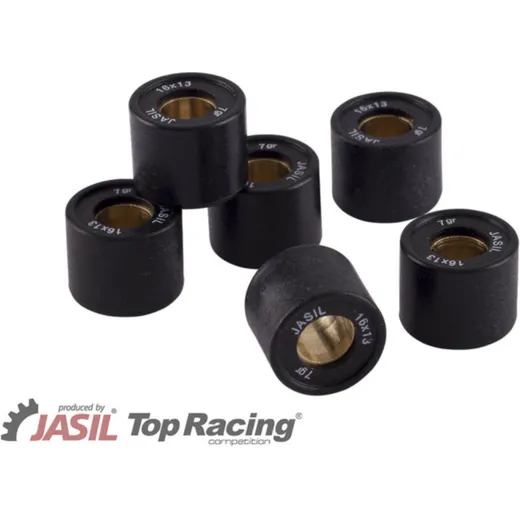 JASIL Variator Rollers Set 16x13mm 7gr - 6 pieces for Piaggio NRG50
