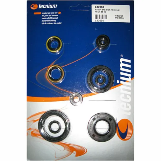 TECNIUM Engine Oil Seals Set for Kawasaki KX125, KX85