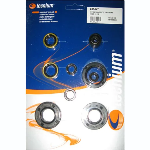 TECNIUM Satz Motor-Simmerringe für Kawasaki KE100, KX100, KX80