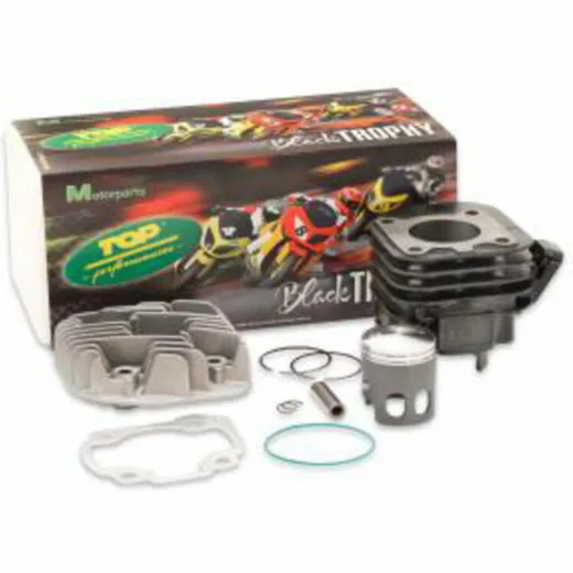 TOP PERFORMANCES Black Trophy Cylinder Kit - Ø40mm for: MBK/Yamaha for Beta