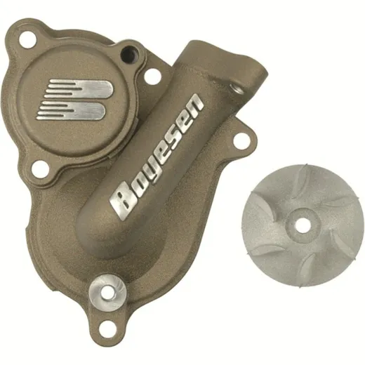 BOYESEN Water pump cover with impeller - for: Kawasaki KX85 for KX100