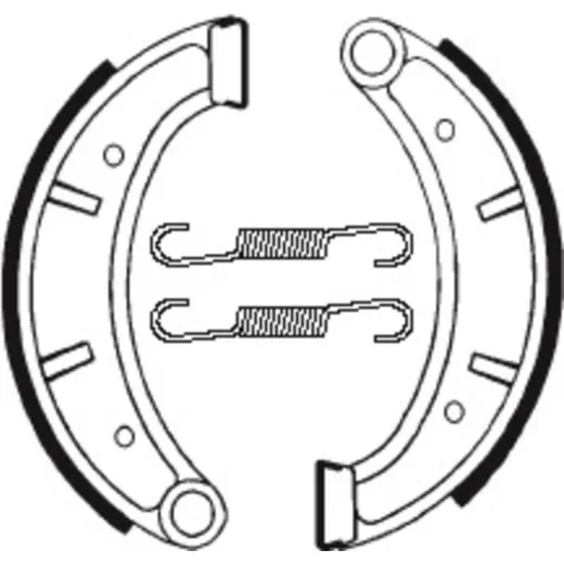 TECNIUM Off-Road Organische Bremsbacken - BA118 für Husqvarna CR125, CR250, CR500