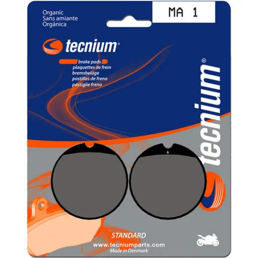 TECNIUM Street Organic Brake pads - MA1 for Honda CB250, CB350, CB360