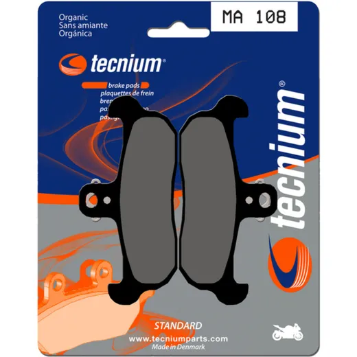 TECNIUM Street Organische Bremsbeläge - MA108 für Cagiva, Gilera, Aprilia