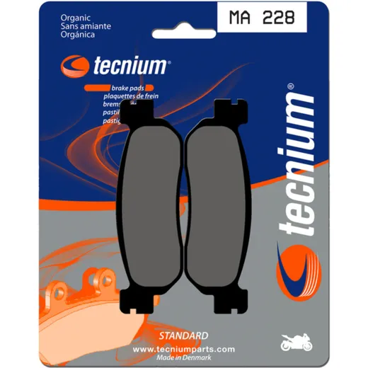 TECNIUM Street Organische Bremsbeläge - MA228 für Yamaha TW125, TW200, XG250TRICKER