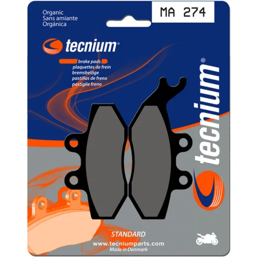 TECNIUM Street Organische Bremsbeläge - MA274 für GAS GAS, Beta, Derbi