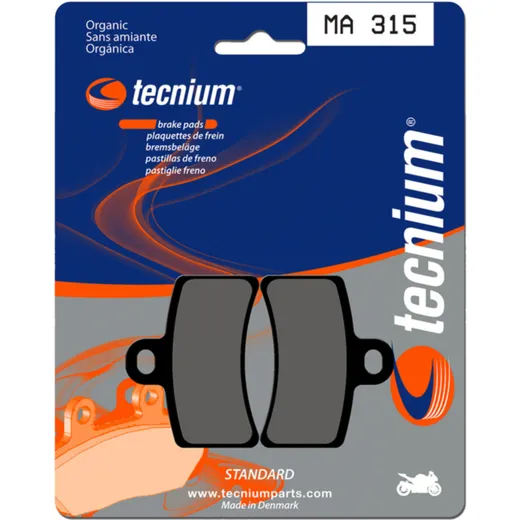 TECNIUM Street Organische Bremsbeläge - MA315 für GAS GAS EC50BOY, MC65, PAMPERA1252T