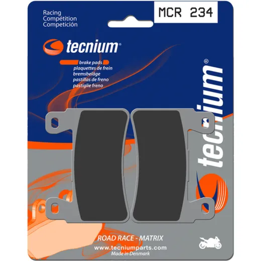 TECNIUM Racing Sintermetall Carbon Bremsbeläge - MCR234 für Hyosung GD250EXIV-R, GT650