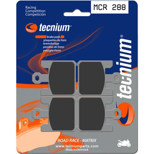 TECNIUM Racing Sintermetall Carbon Bremsbeläge - MCR288 für Kawasaki NINJAZX-6R