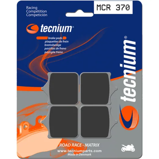 TECNIUM Racing Sintermetall Carbon Bremsbeläge - MCR370 für BMW S1000R, S1000RR
