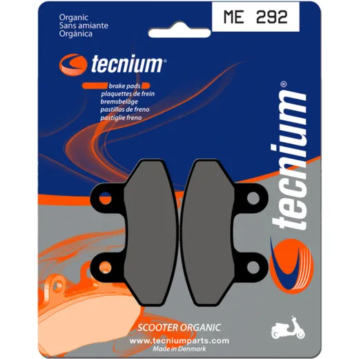 TECNIUM Scooter Organische Bremsbeläge - ME292 für SYM JOYRIDE1254T, JOYRIDE125I4T, JOYRIDE2004T