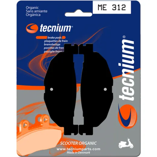 TECNIUM Scooter Organische Bremsbeläge - ME312 für Yamaha MAJESTY400, T-MAX500