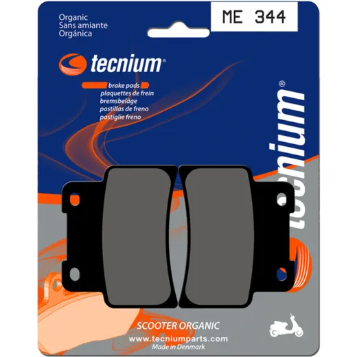 TECNIUM Scooter Organische Bremsbeläge - ME344 für Aprilia RS125