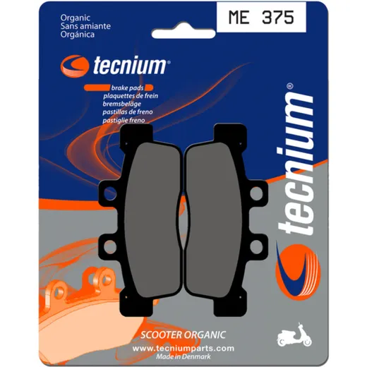 TECNIUM Scooter Organische Bremsbeläge - ME375 für Yamaha CYGNUS125