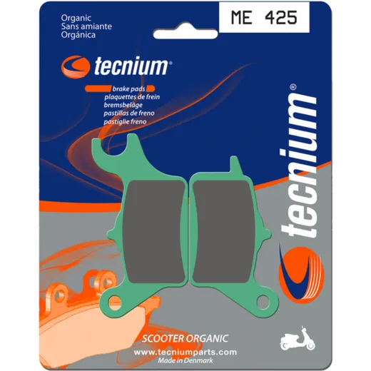 TECNIUM Scooter Organische Bremsbeläge - ME425 für Honda AFS110WAVE