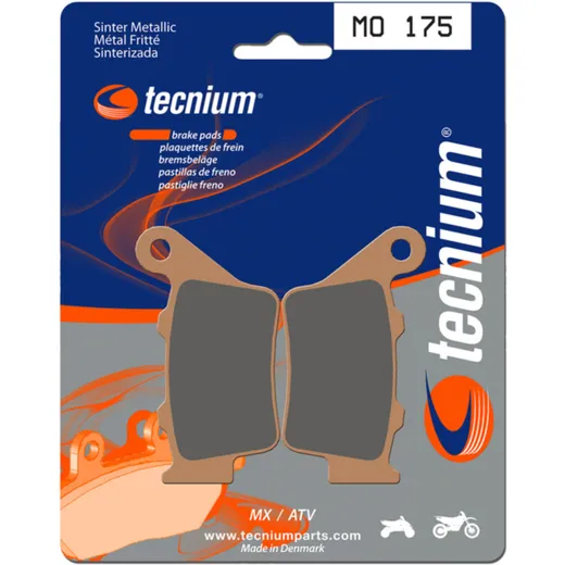 TECNIUM MX/ATV Sintermetall Bremsbeläge - MO175 für KTM, Husqvarna, Husaberg