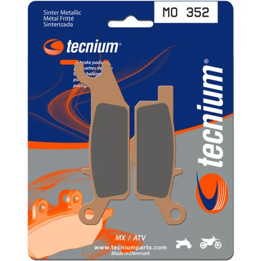TECNIUM MX/ATV Sintermetall Bremsbeläge - MO352 für Yamaha YFM550GRIZZLY, YFM700GRIZZLY, YFM700KODIAK