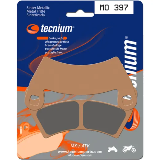 TECNIUM MX/ATV Sintermetall Bremsbeläge - MO397 für Polaris RANGER1000, RANGER500, RANGER700