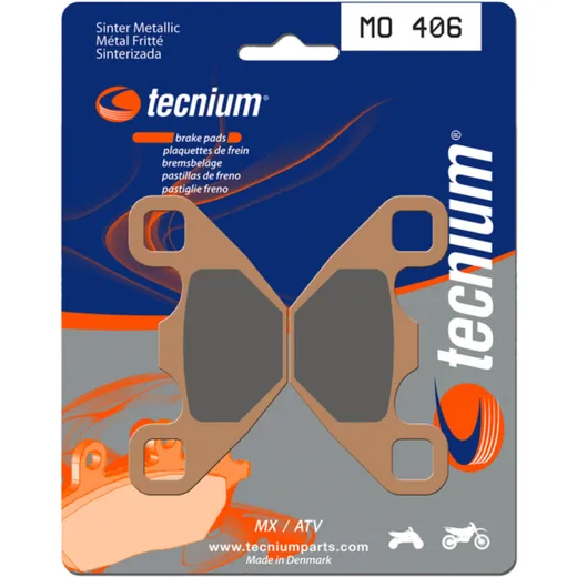 TECNIUM MX/ATV Sintermetall Bremsbeläge - MO406 für Polaris RZR170