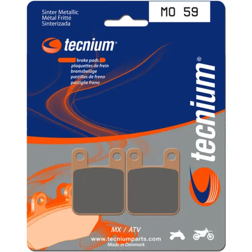 TECNIUM MX/ATV Sintermetall Bremsbeläge - MO59 für GAS GAS PAMPERA1252T, PAMPERA250 KTM 60SX, 65SX