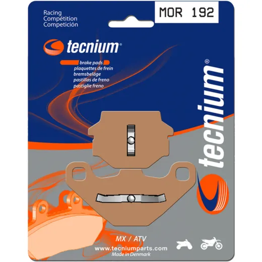 TECNIUM Racing MX/ATV Sintermetall Bremsbeläge - MOR192 für Aprilia, Cagiva, Derbi