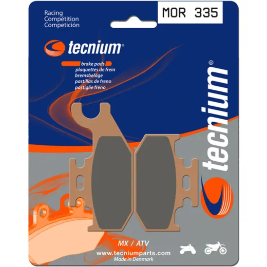 TECNIUM Racing MX/ATV Sintermetall Bremsbeläge - MOR335 für Suzuki LT-A400KINGQUAD, LT-A450KINGQUAD, LT-A500KINGQUAD