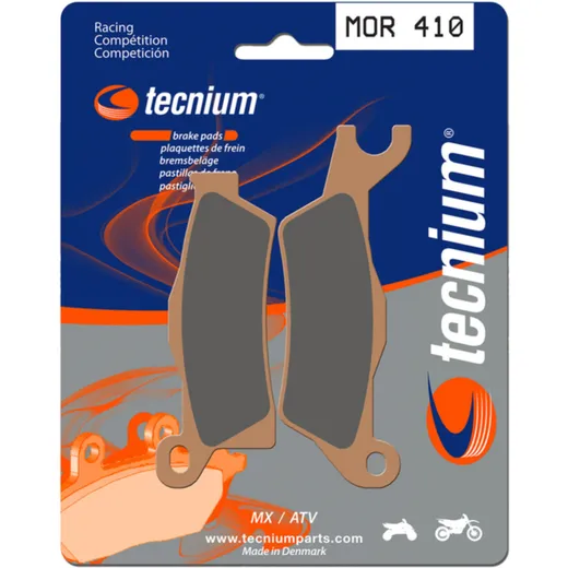 TECNIUM Racing MX/ATV Sintermetall Bremsbeläge - MOR410 für CAN AM COMMANDER1000, COMMANDER800, COMMANDER800R