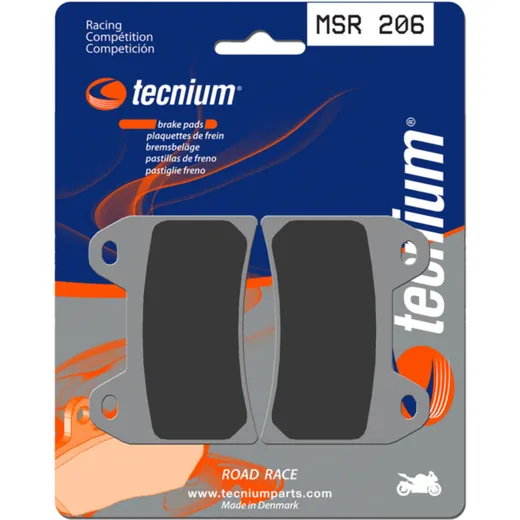 TECNIUM Professional Racing Sintermetall Bremsbeläge - MSR206 für Ducati, für: Moto Guzzi, KTM