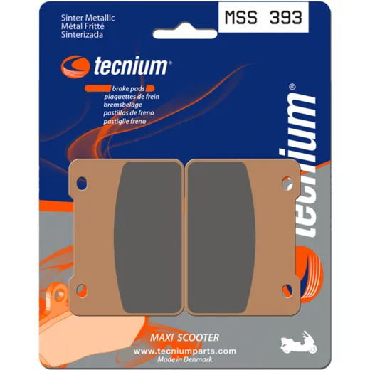 TECNIUM Maxi Scooter Sintermetall Bremsbeläge - MSS393 für SYM CRUISYM300I4T, MAXSYM500TL, MAXSYM600